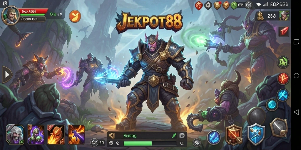 Gameplay ARPG yang seru dan menegangkan di JEKPOT88.