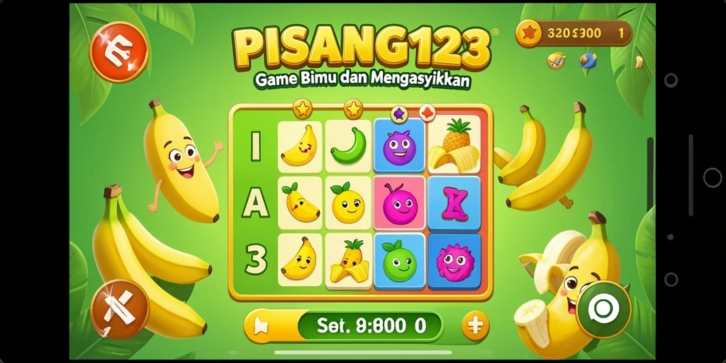 Tangkapan layar menunjukkan gameplay Bingo yang seru di PISANG123.
