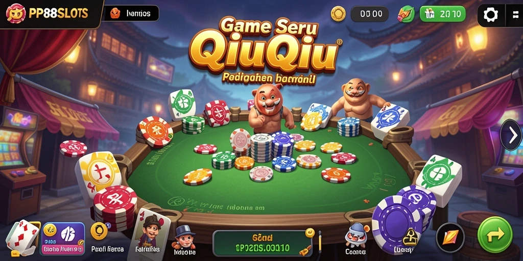 Tampilan gameplay QiuQiu yang menarik di PP88SLOTS.