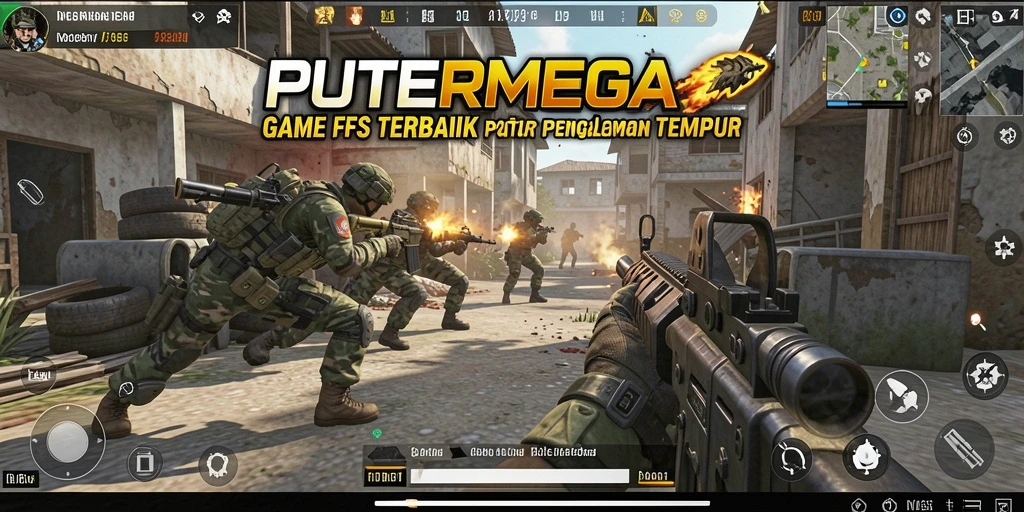 Gameplay seru dalam PUTERMEGA dengan grafis yang memukau.