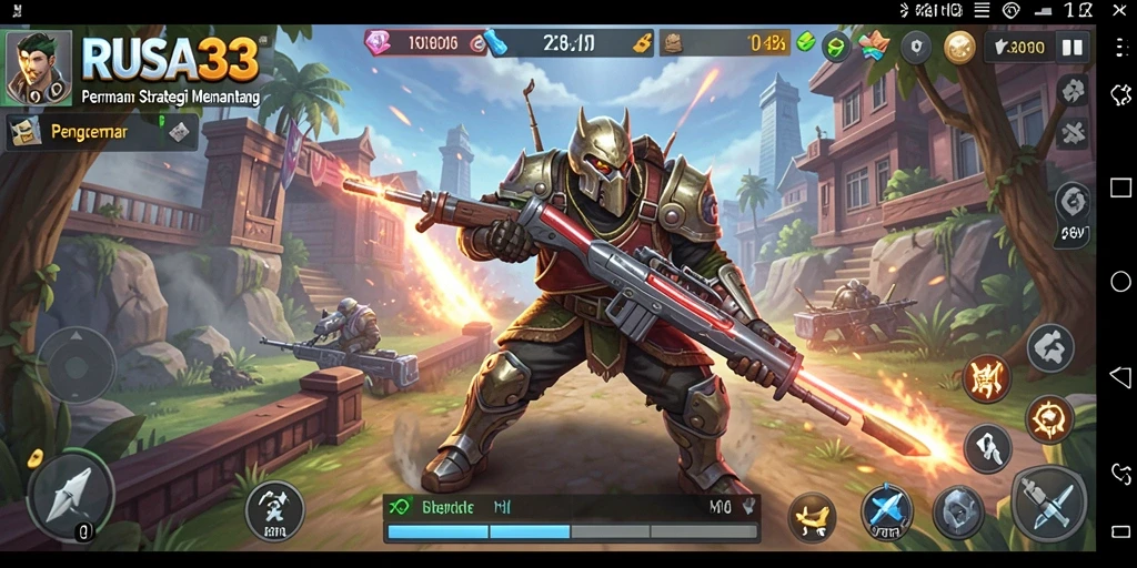 Tampilan gameplay RUSA33 yang mendebarkan dengan strategi yang rumit.